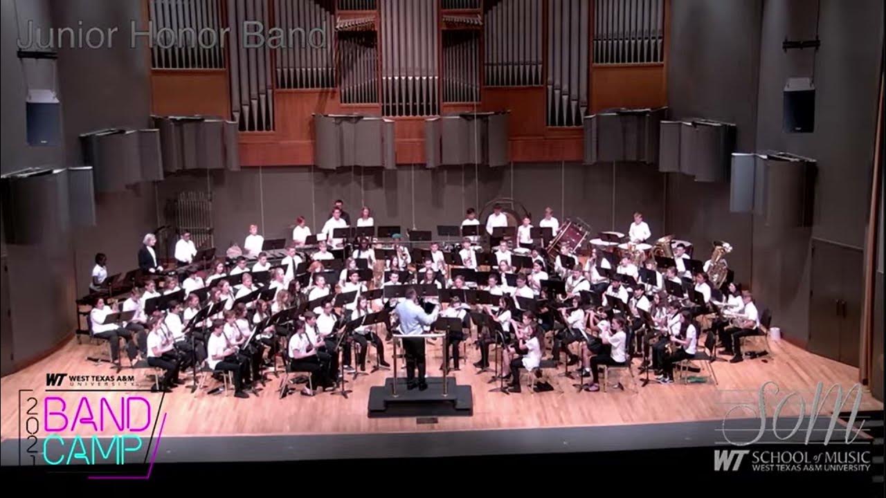 WTAMU Band Camp JrHigh Honors Concert 2021 YouTube
