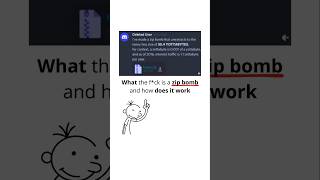 What the f*ck is a zip bomb and how does it work