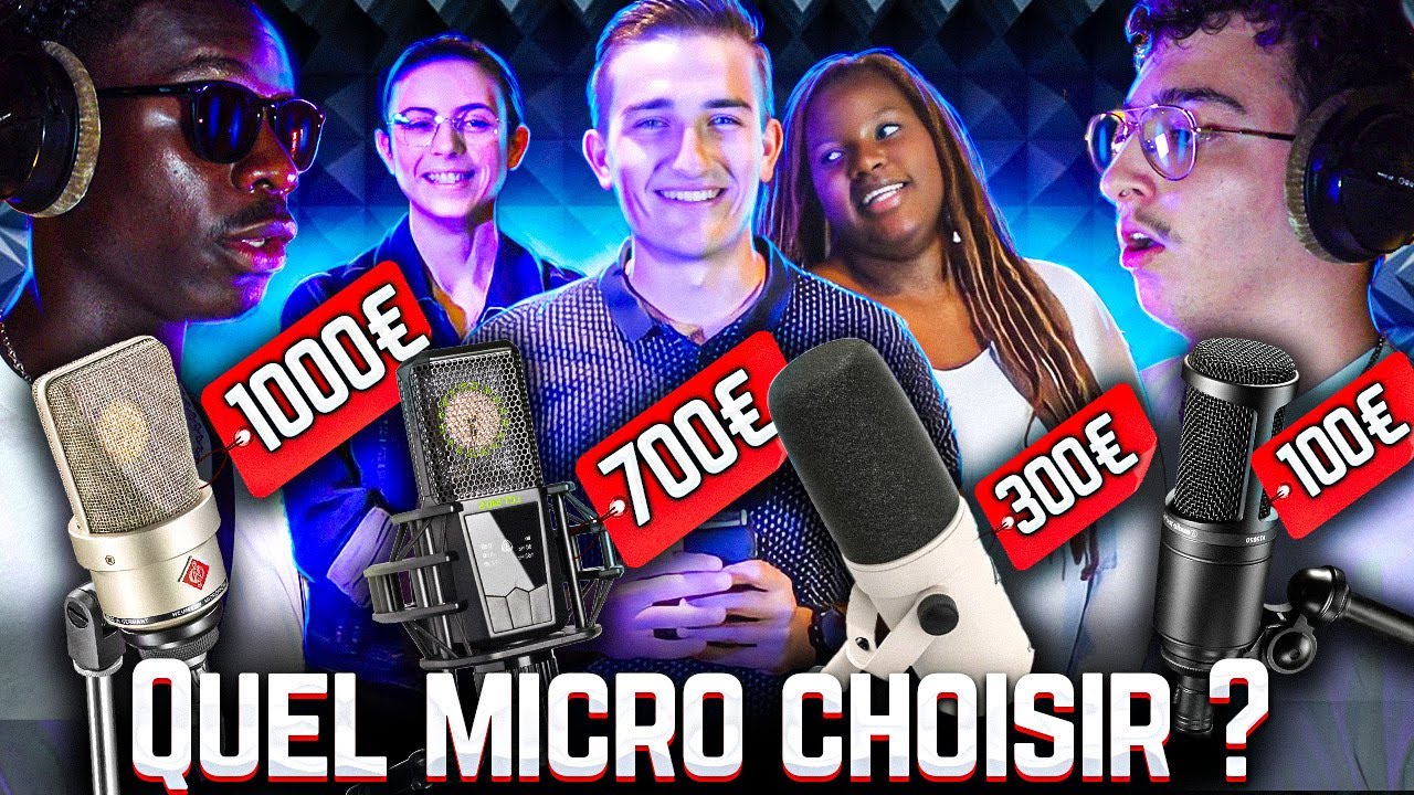 Quel est le meilleur micro ? 100 € VS 1000 € (vrai comparatif) 