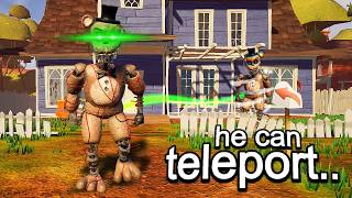 FNAF but Freddy can TELEPORT in Hello Neighbor 😭 screenshot 4