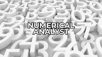 Numerical Analyst - Job Summary