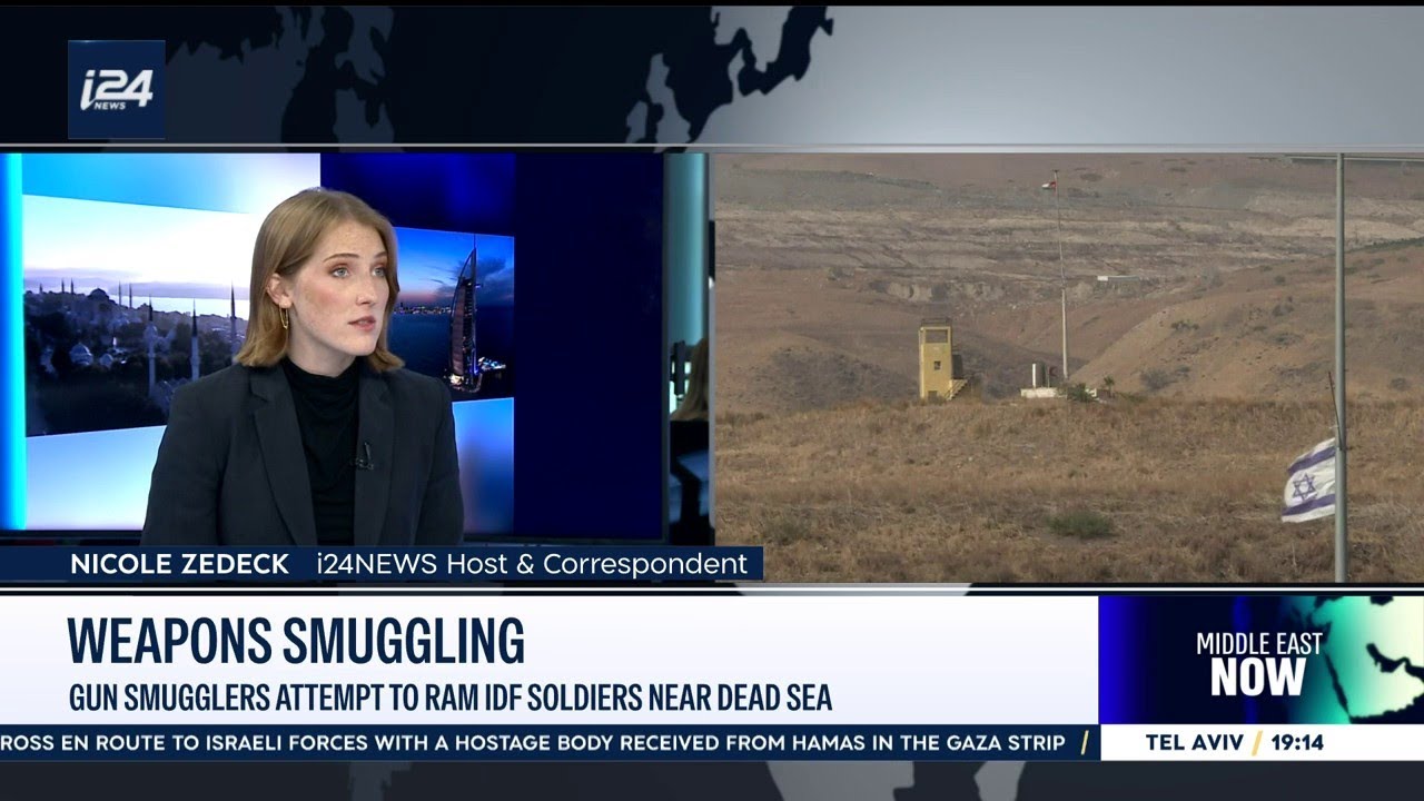 Gun smugglers attempt to ram IDF soldiers near Dead Sea