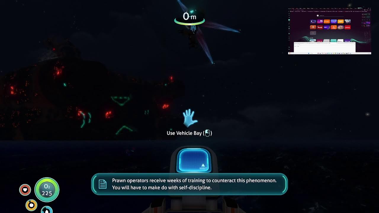 Recording a wikiless Subnautica race as evidence that I didn't wiki