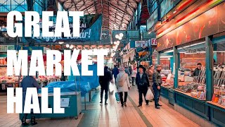 Budapest Great Market Hall Walk, 2023 | 4K Hdr