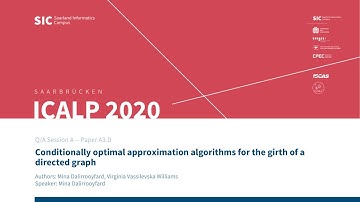 A3.D — Conditionally optimal approximation algorithms for the girth of a directed graph