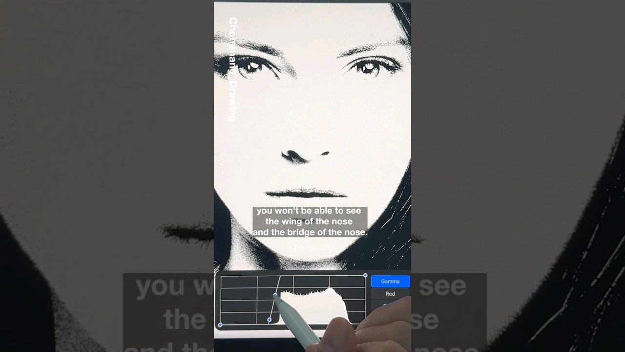 How I sketch. Some of the face drawing course.