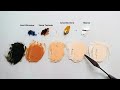 Como hacer el color piel en oleo