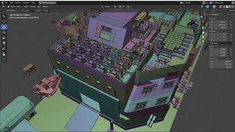 Blender Spaceship The Stasis Capsule Problem VR Metaverse Game Map