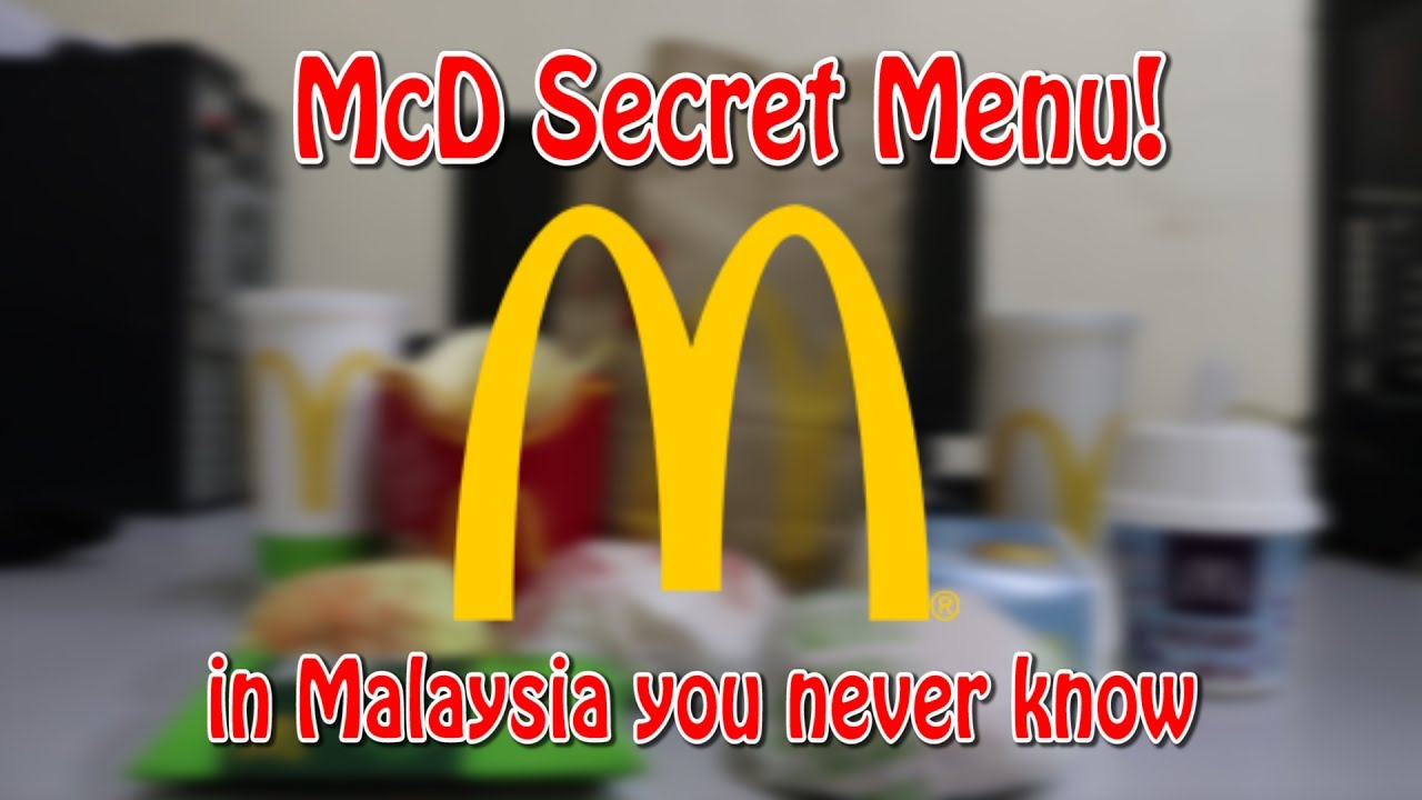 MCDONALD'S SECRET MENU HACK You Never Know!!! - YouTube