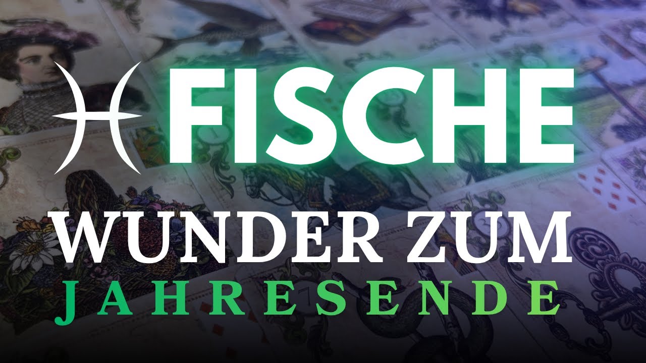 Fische: Das Jahr endet stark! Öffentliche Einigung, Neubeginn, Erleichterung | Tarot Kartenlegen