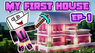 My First Minecraft House | Minecraft Survival #1 | Prash Gaming