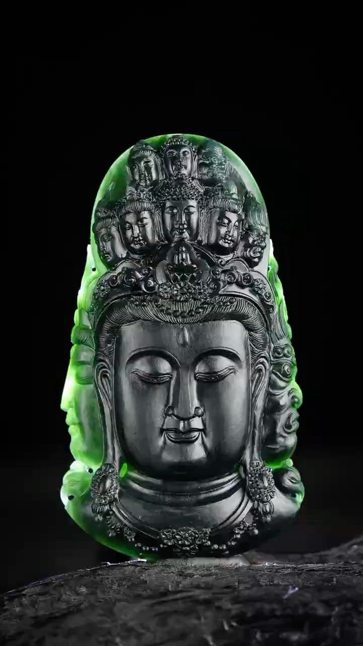 古玉收藏#翡翠#jade #玉佩#民间手艺人#綠a翡翠#crystals #翡翠手鐲