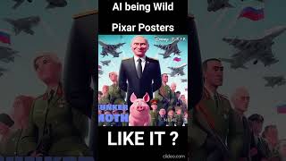 AI being Wild (Pixar Posters) Part 5 #shorts