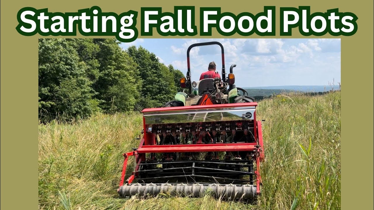 Tar River DRL-072 Seed Drill - Fall Food Plots!
