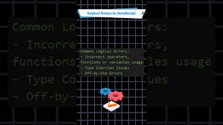 Daily Question - 71 | What are Logical Errors in JS ? #codelife #dailyquestion #shorts #javascript
