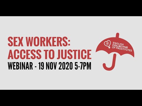 Sex Workers: Access to Justice webinar