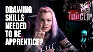Do you need a very high drawing skill to be a tattoo apprentice?⚡CLIP from The Tat Chat (3)