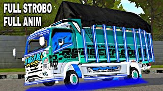 MOD BUSSID TRUCK CANTER FULL STROBO MEDIAFIRE NO PW FULL ANIMASI OLENG PARAH BANGET WOWWW