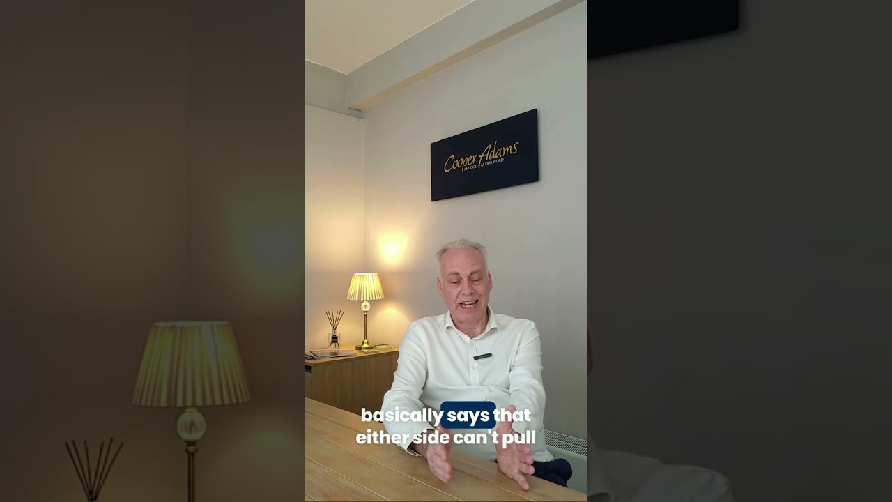 What is a Reservation Agreement? | Cooper Adams