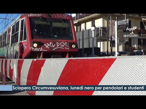 Video Sciopero Circumvesuviana, lunedì nero per pendolari e studenti