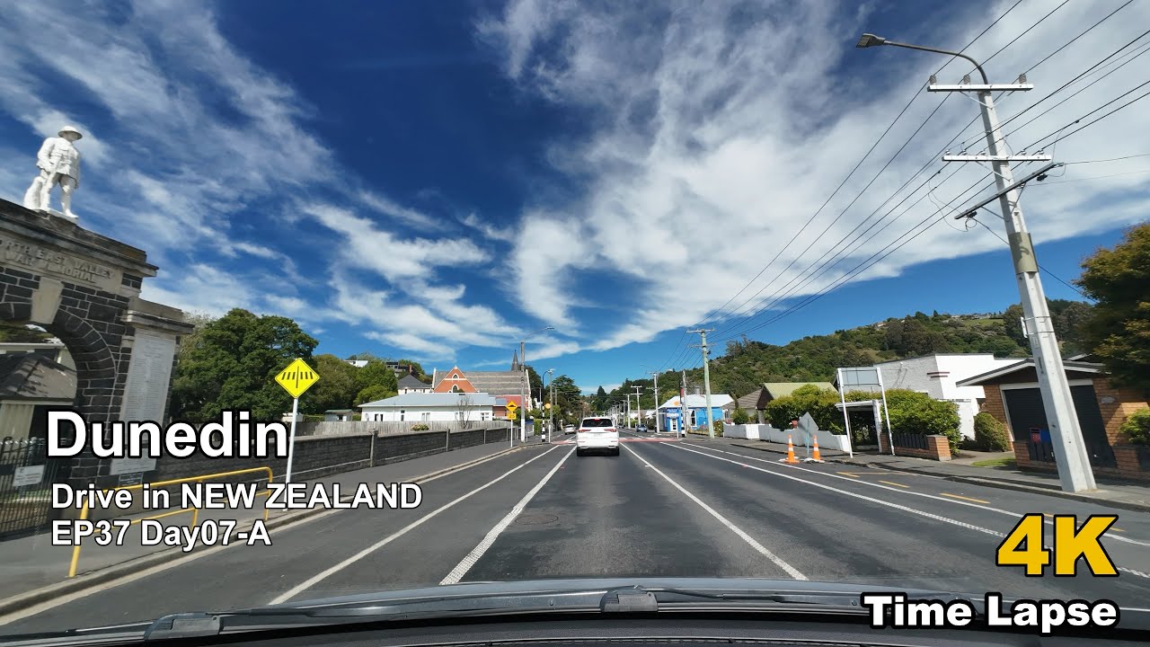 POV Drive in New Zealand EP37 | Dunedin to Gore Day07-A | 4K Dash Cam Time Lapse No BGM