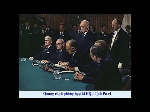 Bài: Lễ kí hiệp định Pari