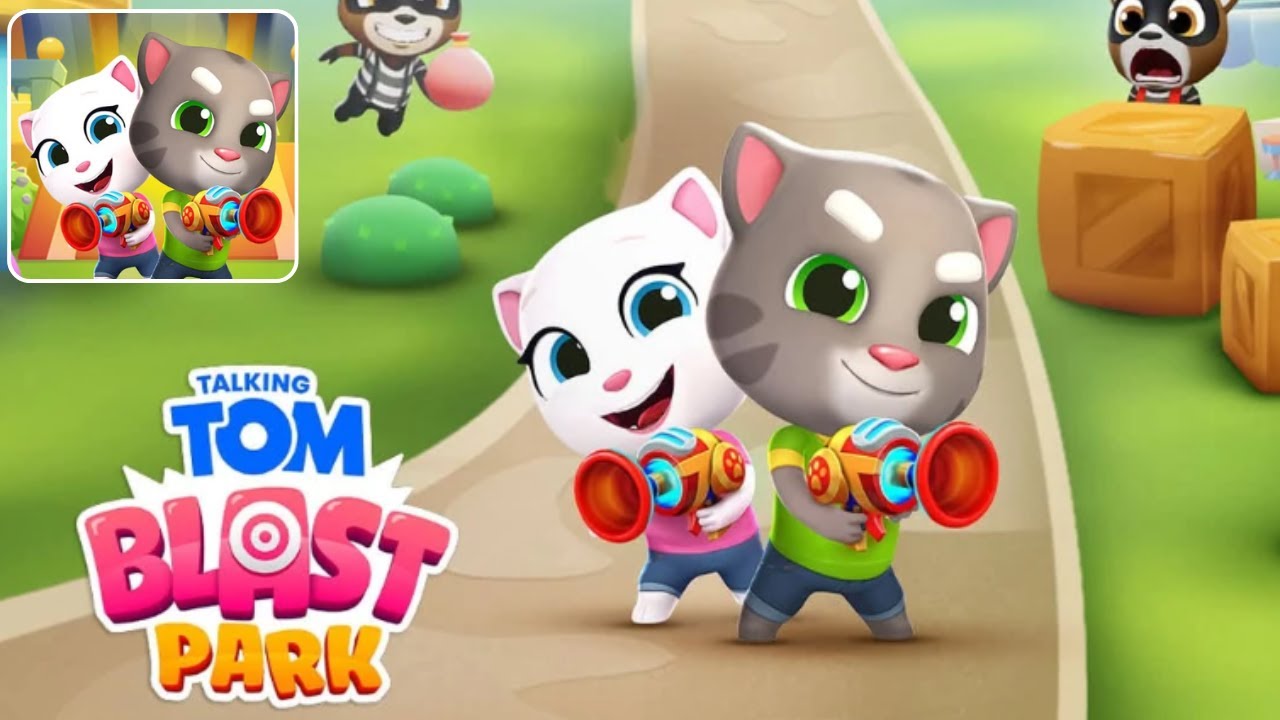 Talking Tom Blast Park! Sweet Pop World Fun! Adventure! 💥 🍬 | Android ...