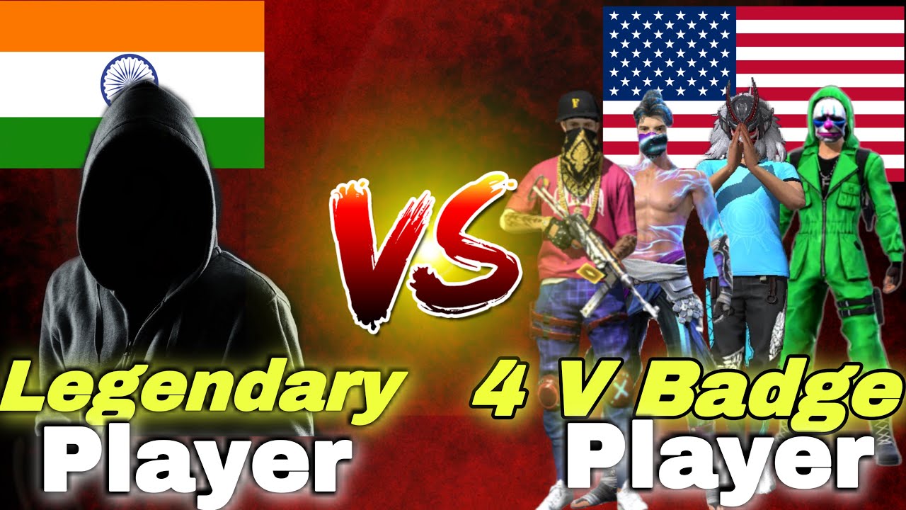 Nonstop Gaming Carry legendary player from India to 1 vs 4 , 4 V Badge North American influencer BUT