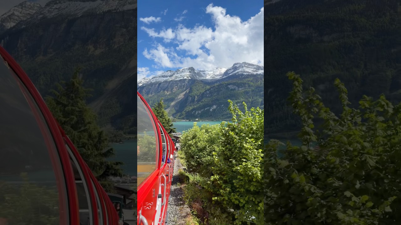The Wow Ride 🇨🇭 @brienzrothornbahn8299 #switzerland #travel #steamtrain