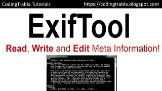   13   Exiftool      Web Metadata