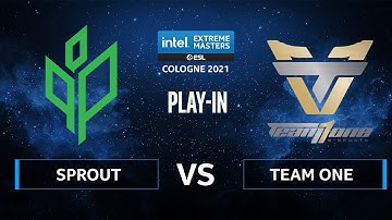 CS:GO - Sprout vs Team One [Nuke] Map 1 - IEM Cologne 2021 - Play-In