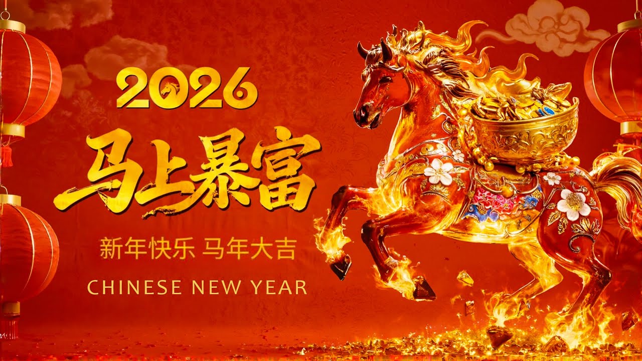 Chinese New Year Songs 2026｜新年经典贺岁歌曲合集 🎉 财神到・发财歌｜CNY Music 2026