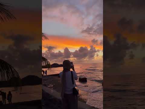 Witnessing the beauty of sunset 🌇