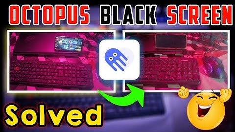 2023 Octopus black screen problem solution// octopus game not opening solution Android 12 #octopus