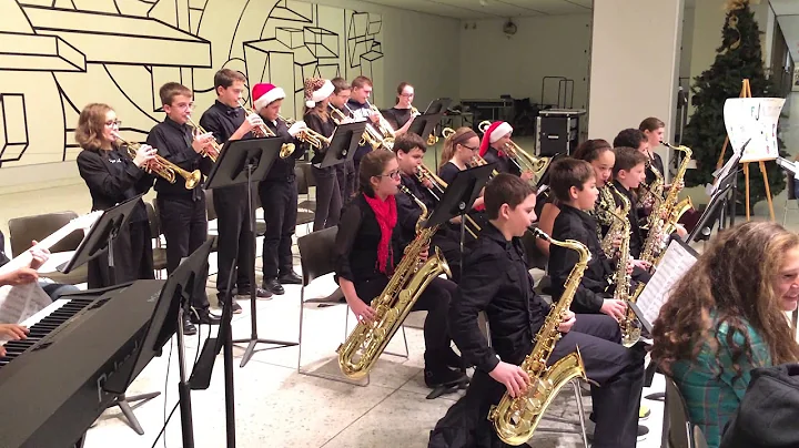 Howard L. Goff MS Jazz Band Performs at Empire Sta...