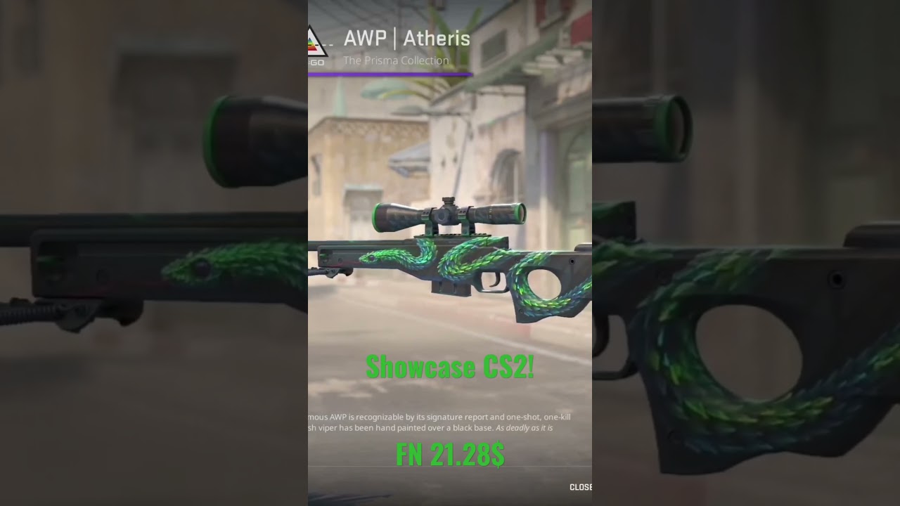 CSGO Skinsᴮᴿ - AWP, Atheris (Skin Preview) Prisma Case