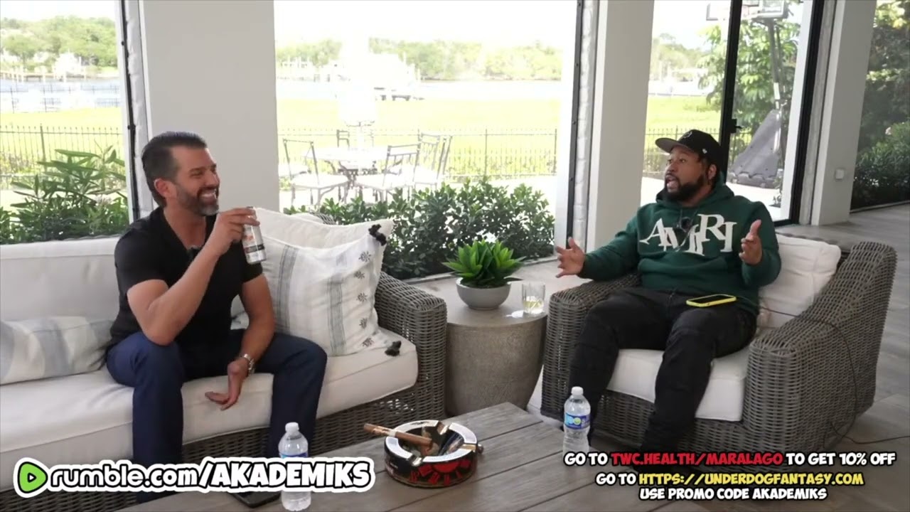 Donald Trump Jr Meets DJ Akademiks