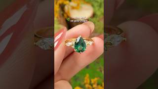 Which one is your fave?🌿💍#emerald #engagementring #greenlove #chooseonering #natureinspired