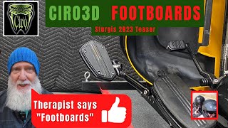 CIRO 3D Frame Mounted Footboards | GIT On The Road with Clem & Roxy to Sturgis Spring 2023 Teaser