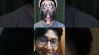 Horror makeup 😛😇                    # youtubeshort#funny #viralreels #makeup