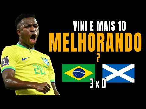 Vini Jr desequilibra, Brasil melhora (um pouco) vence, e avança