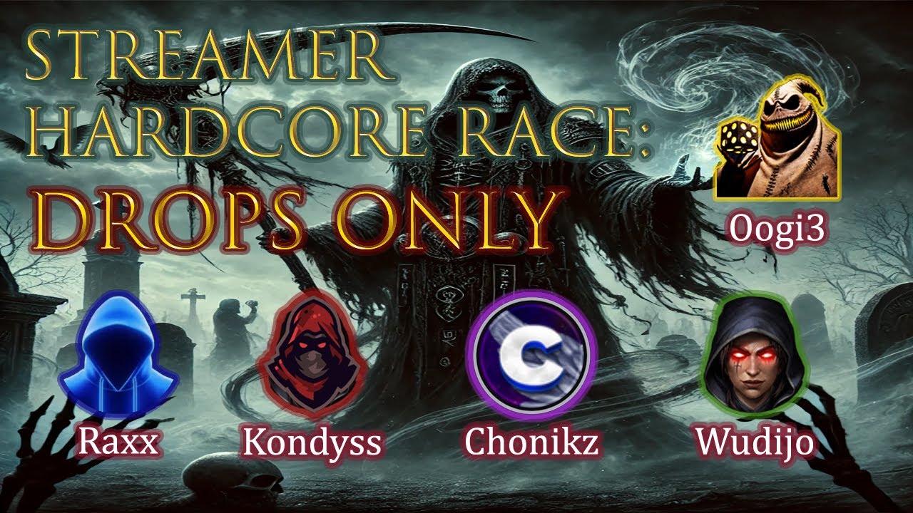 Diablo 4 Hardcore Streamer Drop-Only Leveling Bout. Ft Wudijo, Chronikz