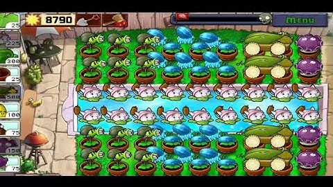 Plants vs Zombies | Last Stand Endless Completing 1 - 5 Flags | Tutorial and Gameplay