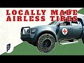 Locally Made Airless Tires | Indonesian Army Innovation