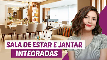 Como fazer sala de jantar e estar no mesmo ambiente?