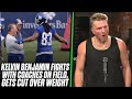 Pat McAfee Reacts: Giants Cut Kelvin Benjamin Over Weight Gain