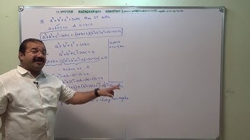 379. If a^3+b^3+c^3=3abc then Prove that  a+b+c=0 0r a=b=c (Code 379)