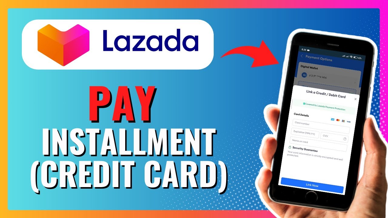 How to PAY INSTALLMENT in LAZADA USING CREDIT CARD 2024!