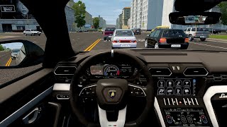 2019 Lamborghini Urus - City Car Driving | Logitech G29 Steering Wheel GamePlay screenshot 3