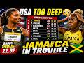 WOW!! USA TOO DEEP 😳 Gabby Thomas DESTROYS Field |Jamaica Can’t Keep Up